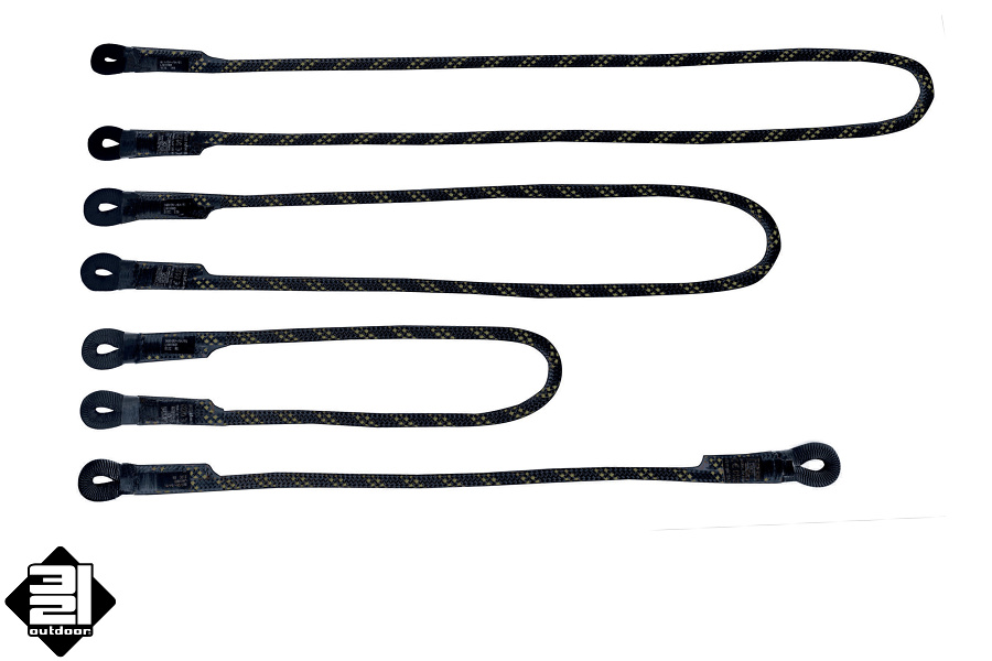 Lanyard Singing Rock "I" černá 150 cm