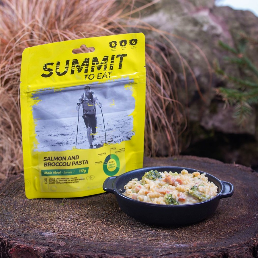 SUMMIT TO EAT Losos s těstovinami a brokolicí 117 g