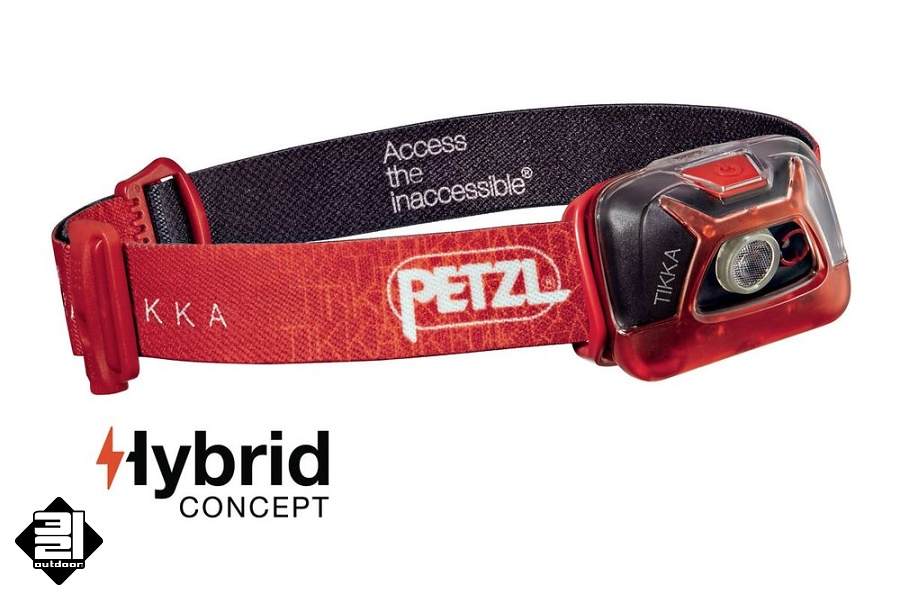 Čelovka Petzl TIKKA červená