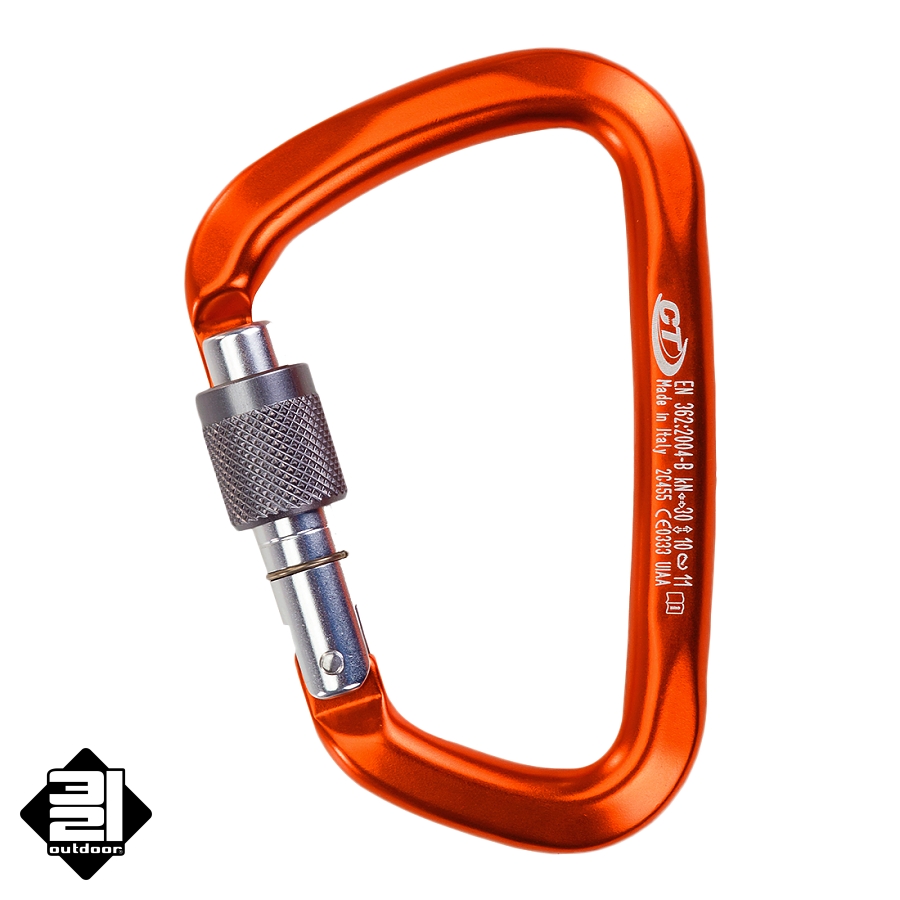 Karabina Climbing Technology LARGE SG oranžová
