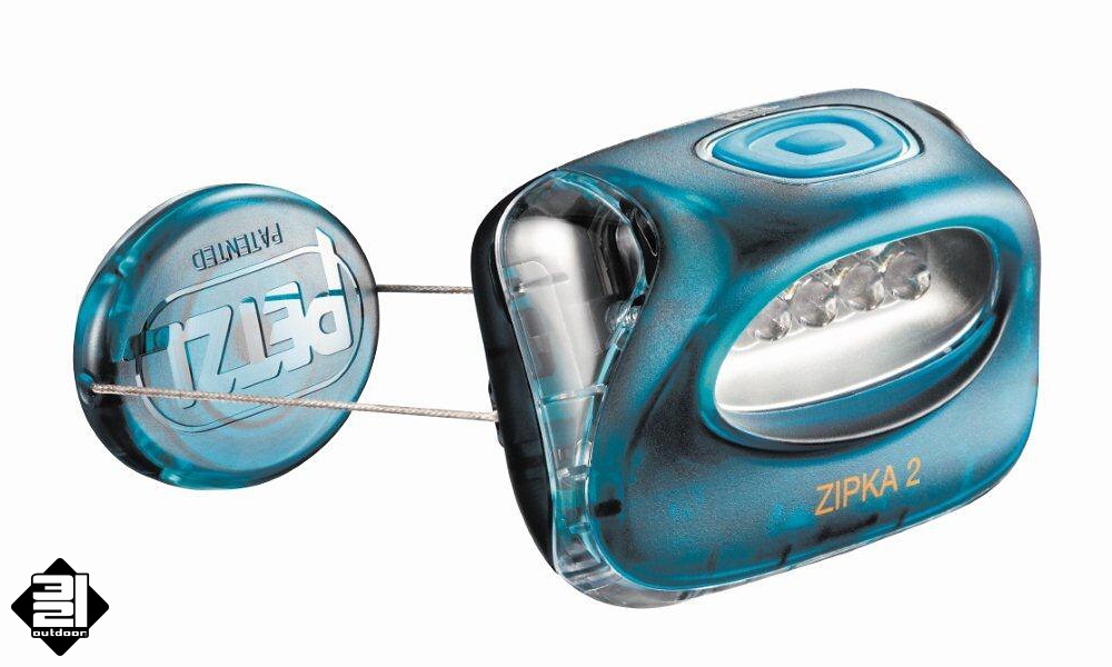 Čelová svítilna Petzl ZIPKA Hybrid černá