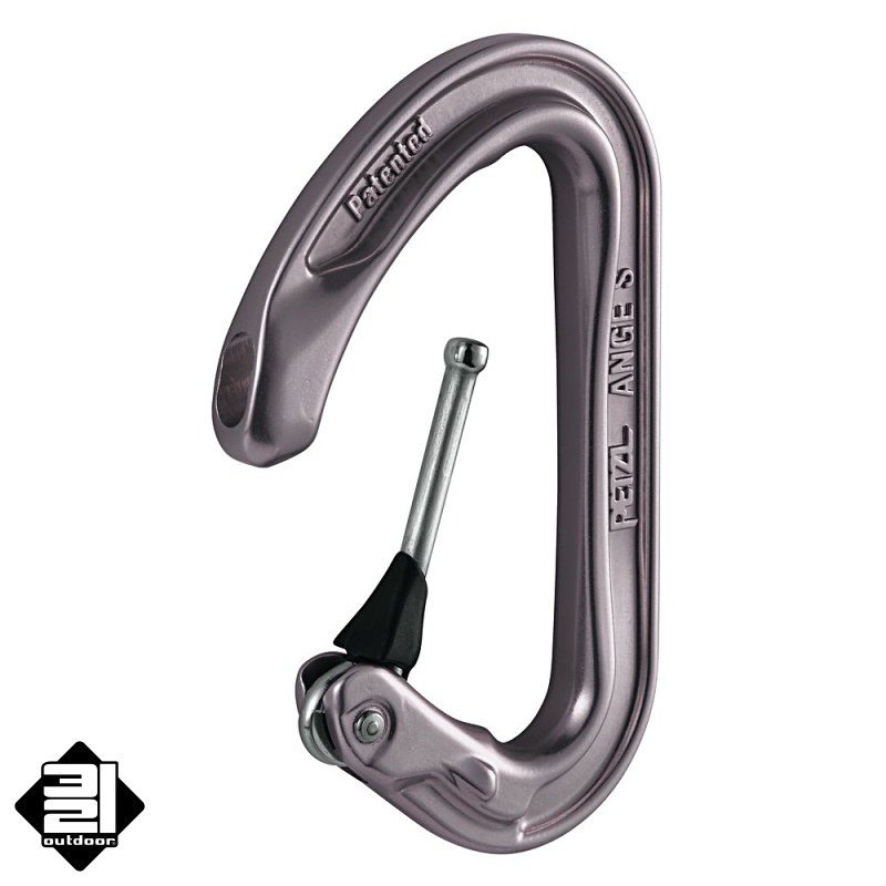 Karabina Petzl ANGE S šedá