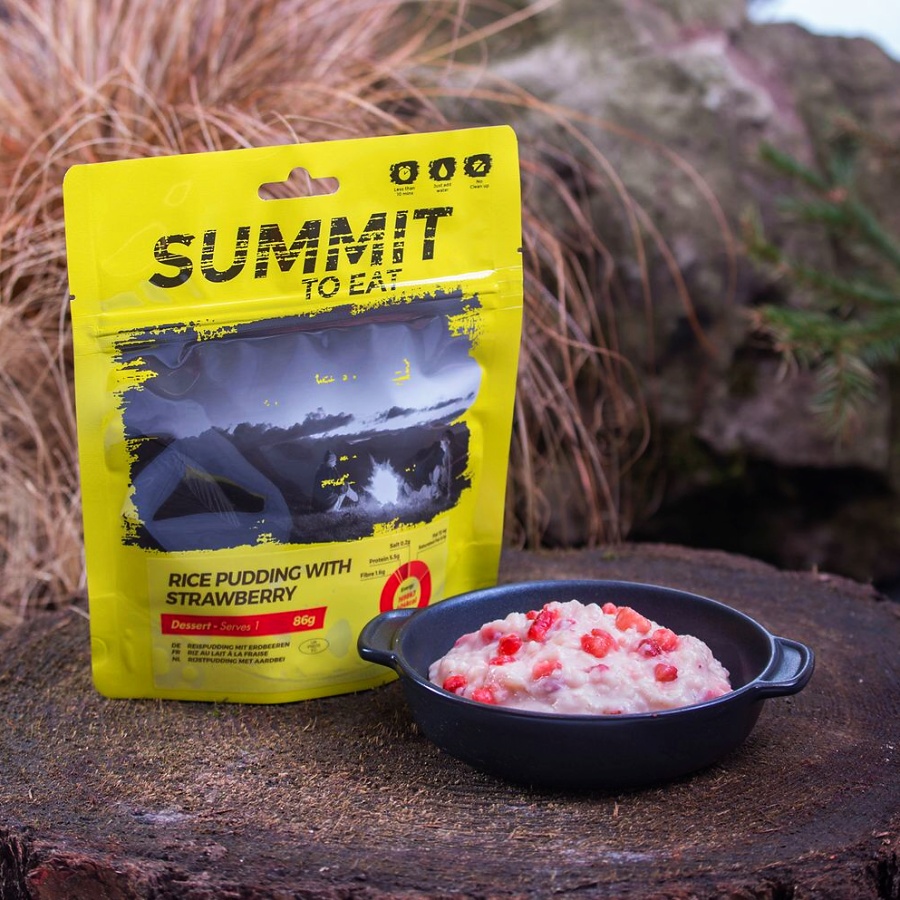 SUMMIT TO EAT Rýžový nákyp s jahodami 90 g