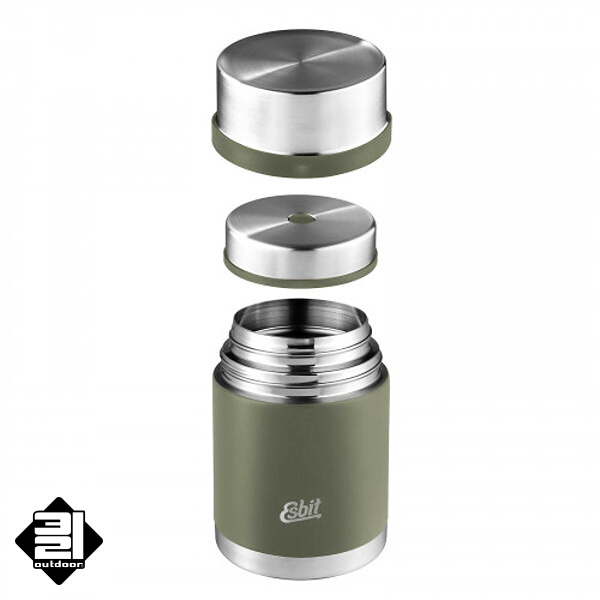 Termoska na jídlo ESBIT SCULPTOR  0,75 šedá