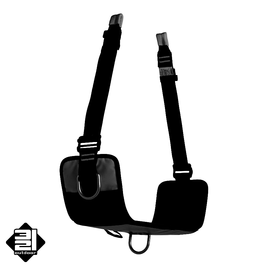 Singing Rock sedačka FRANKLIN černá