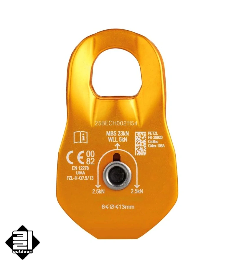 Petzl FIXE Kladka mini žlutá