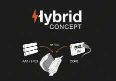 Čelová svítilna Petzl ZIPKA Hybrid černá