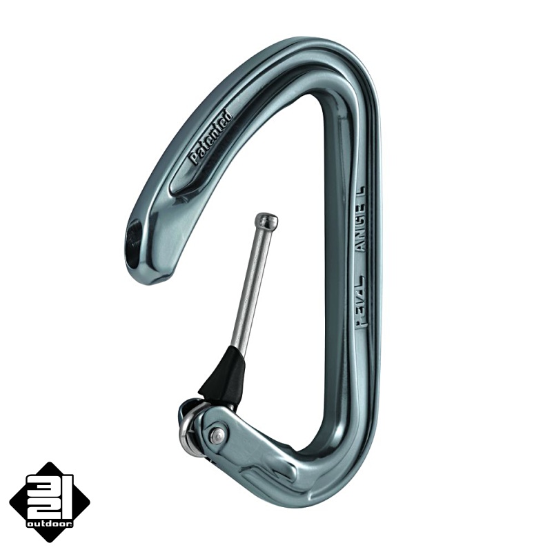 Karabina Petzl ANGE L šedá