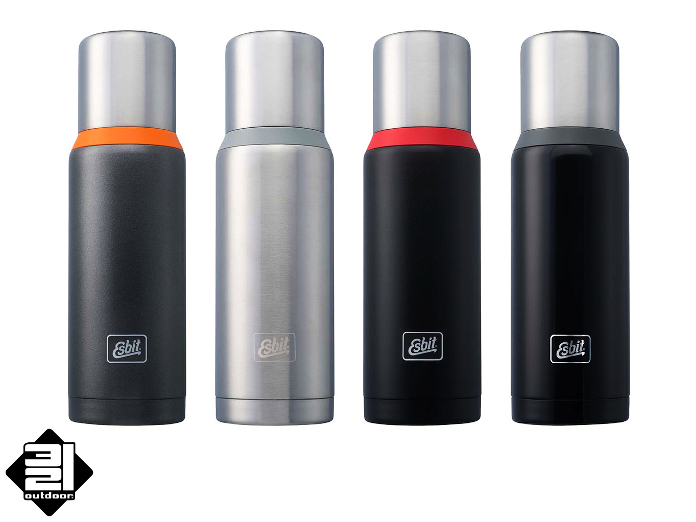 Termoska ESBIT 1 l LUXUS šedo-oranžová
