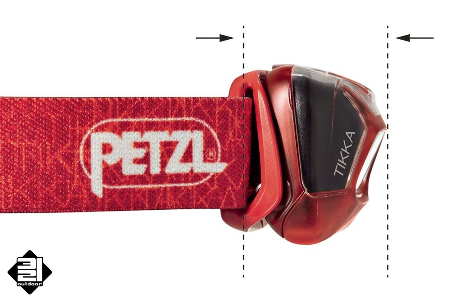 Čelovka Petzl TIKKA červená