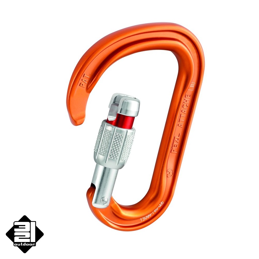 Karabina PETZL Attache šroubovací