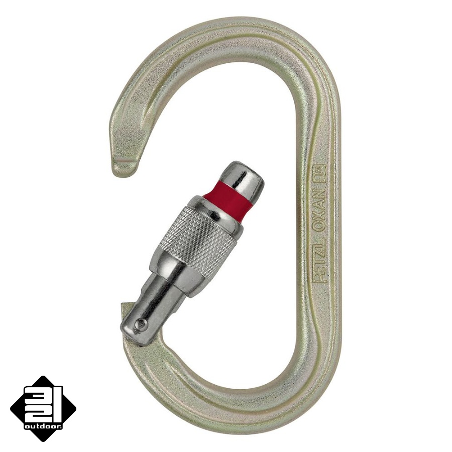 Karabina PETZL OXAN ocel šroubovací