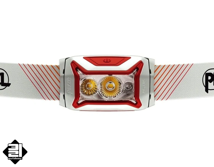 Čelovka Petzl ACTIK CORE červená