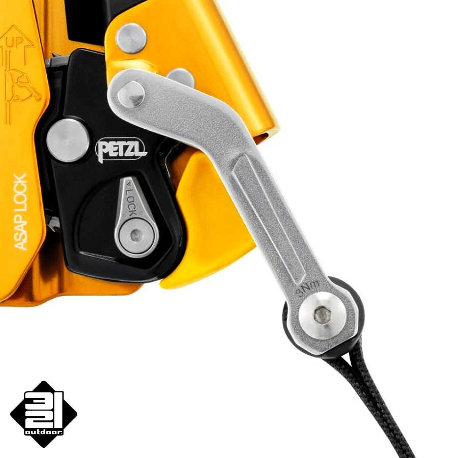 Blokant Petzl ASAP LOCK se zajištěním