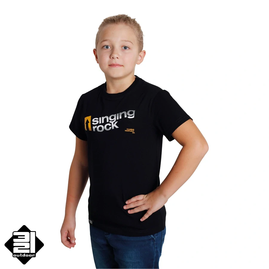 Singing Rock TRIKO BACKBONE černé junior