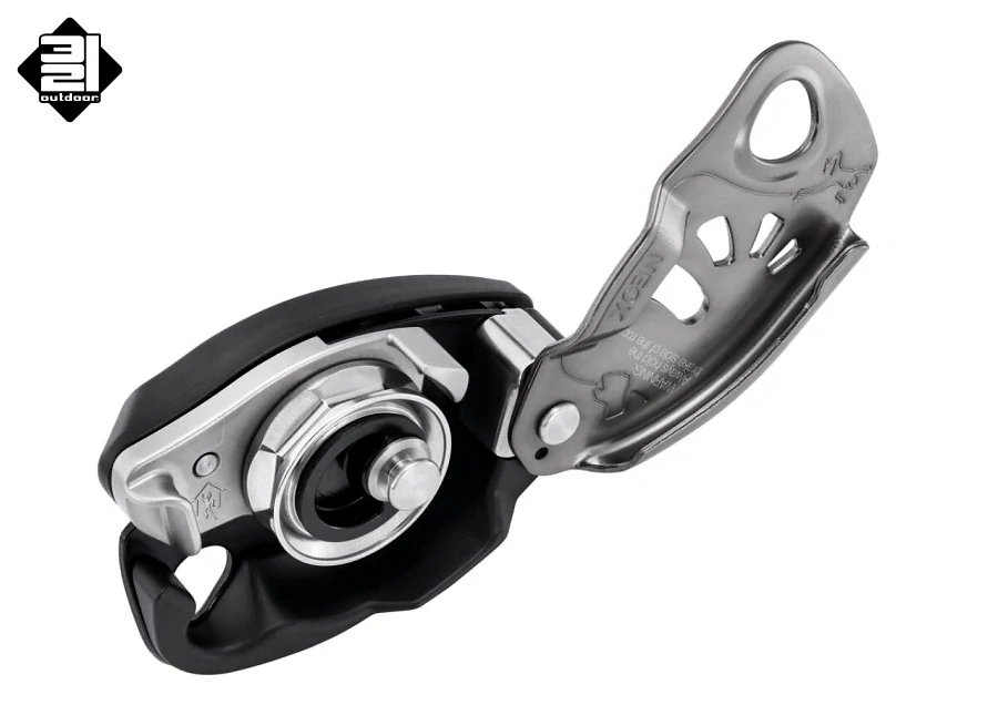 Petzl NEOX LIGHT GRAY jistící brzda šedá