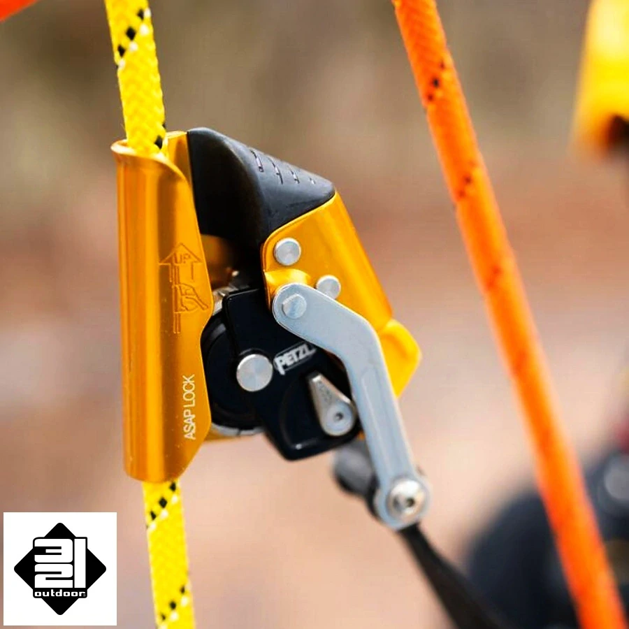 Blokant Petzl ASAP LOCK se zajištěním