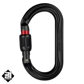 Karabina PETZL OK šroubovací černá
