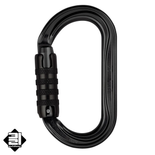 Karabina PETZL OK TRIACT černá