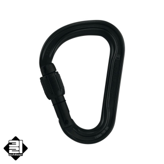 Karabina PETZL Attache šroubovací černá