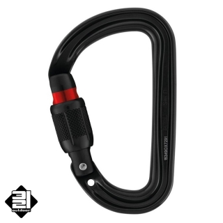 Karabina PETZL Sm´D šroubovací černá
