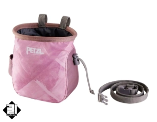 Pytlík na magnesium PETZL SAKA RŮŽOVÝ