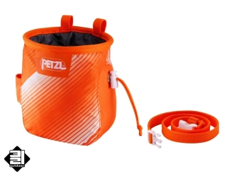 Pytlík na magnesium PETZL SAKA ORANŽOVÝ
