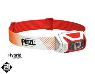 Čelovka Petzl ACTIK CORE červená