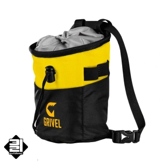 Pytlík na magnézium Grivel LOGO CHALK BAG černý